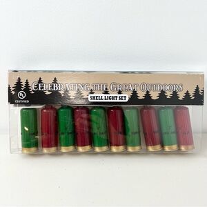 New Bass Pro Shops 10 Count Shotgun Shell Mini Light Set Indoor/Outdoor Novelty